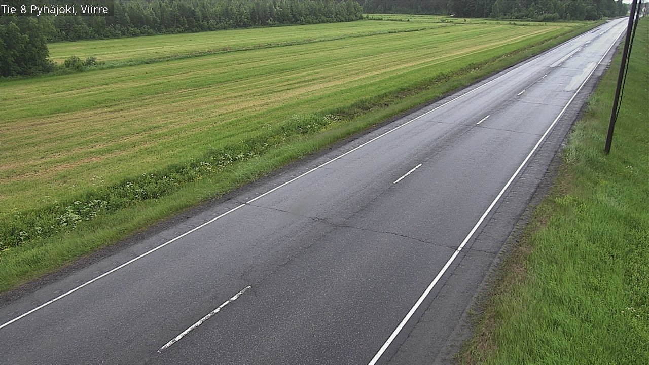 Kelikamerat Kuva Tie 8 Pyhäjoki, Viirre, Pyhäjoki, Pohjois-Pohjanmaa