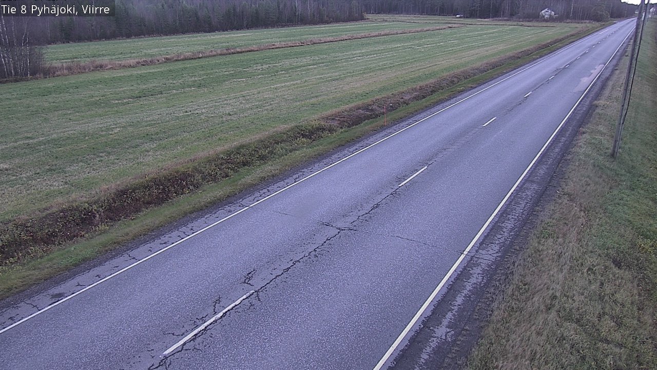 Kelikamerat Kuva Tie 8 Pyhäjoki, Viirre, Pyhäjoki, Pohjois-Pohjanmaa