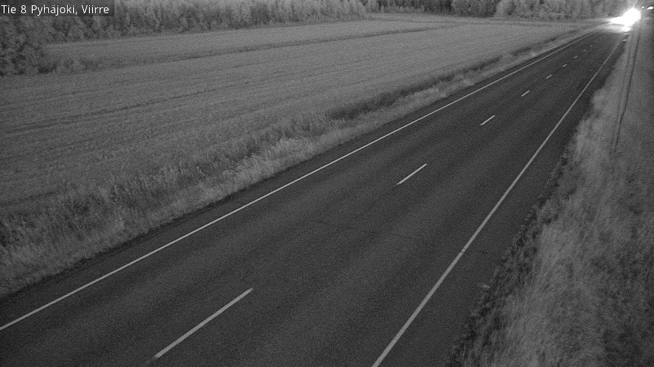 Kelikamerat Kuva Tie 8 Pyhäjoki, Viirre, Pyhäjoki, Pohjois-Pohjanmaa