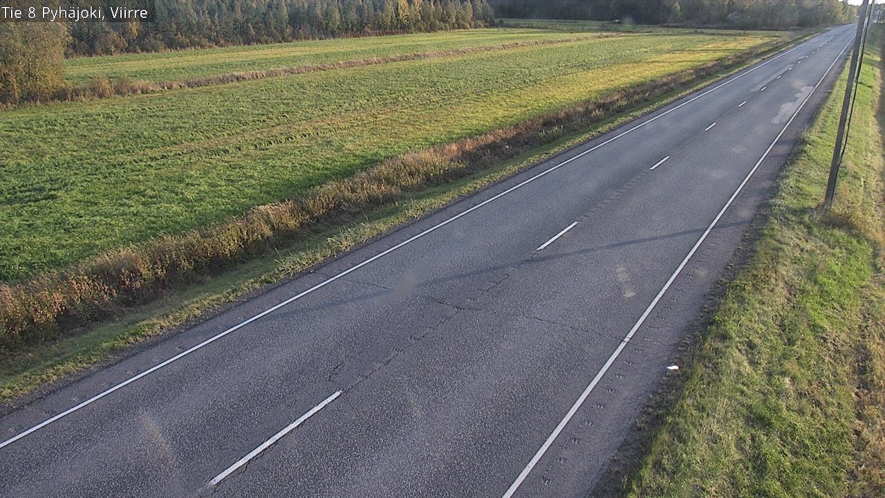 Kelikamerat Kuva Tie 8 Pyhäjoki, Viirre, Pyhäjoki, Pohjois-Pohjanmaa