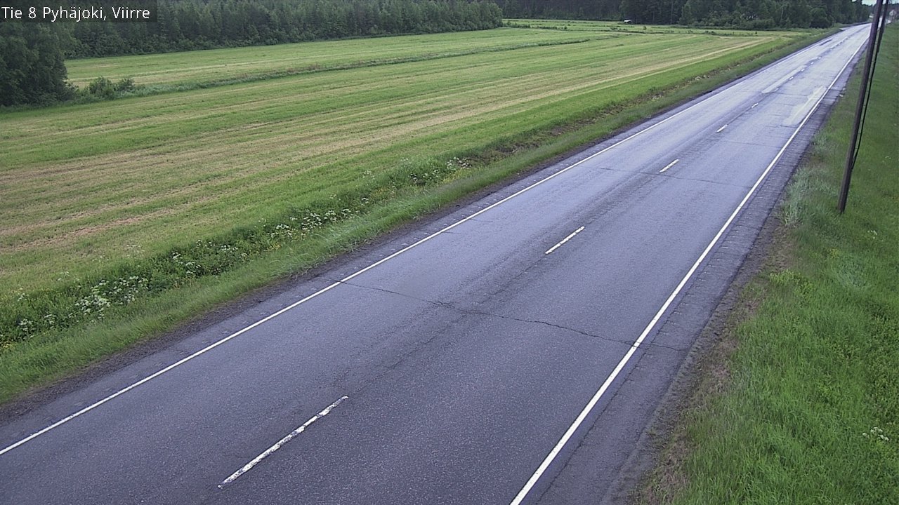 Kelikamerat Kuva Tie 8 Pyhäjoki, Viirre, Pyhäjoki, Pohjois-Pohjanmaa