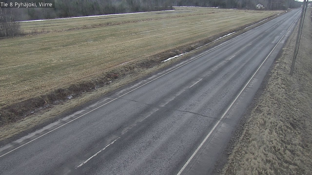 Kelikamerat Kuva Tie 8 Pyhäjoki, Viirre, Pyhäjoki, Pohjois-Pohjanmaa