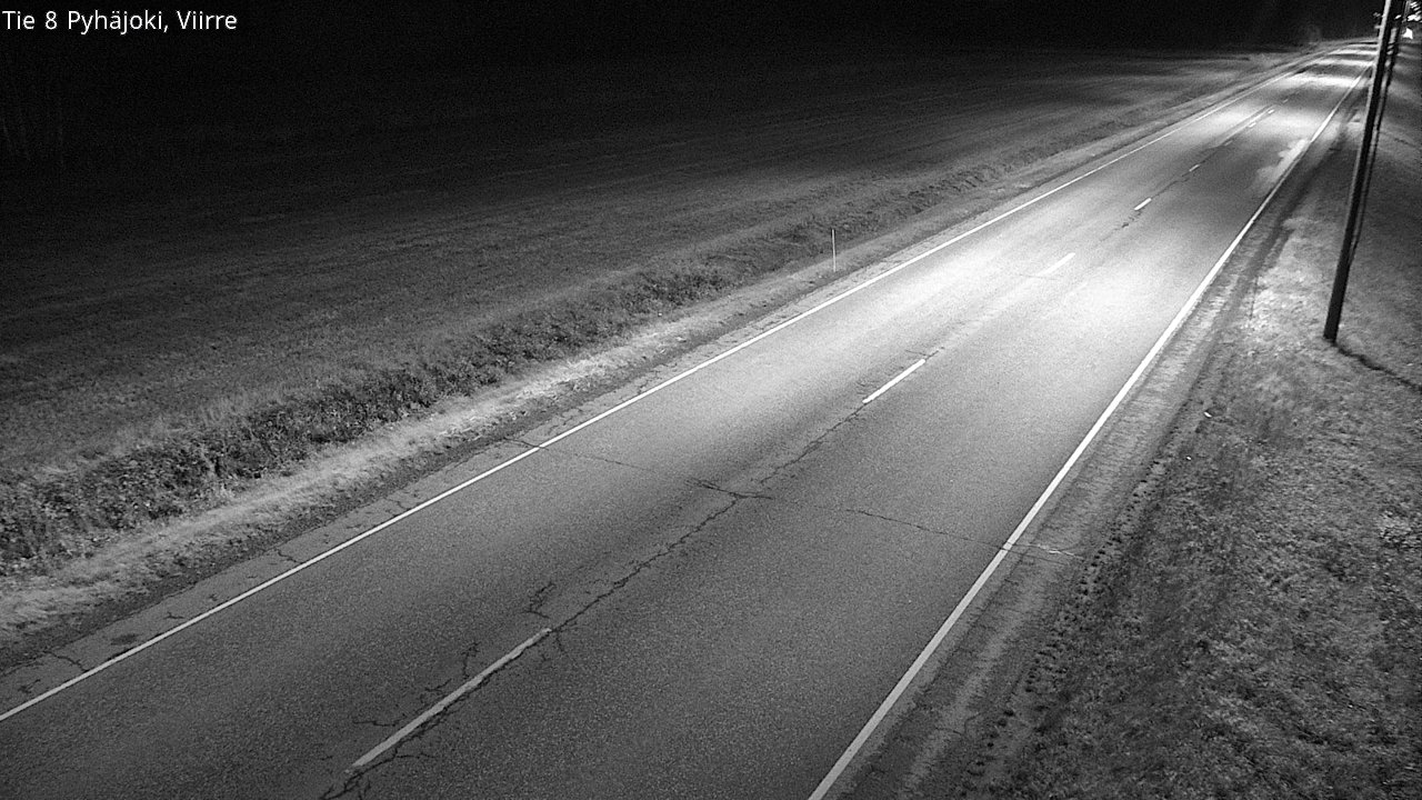 Kelikamerat Kuva Tie 8 Pyhäjoki, Viirre, Pyhäjoki, Pohjois-Pohjanmaa