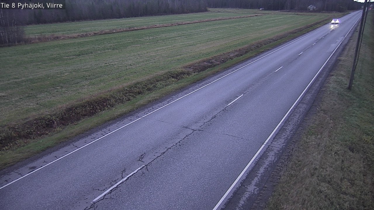 Kelikamerat Kuva Tie 8 Pyhäjoki, Viirre, Pyhäjoki, Pohjois-Pohjanmaa