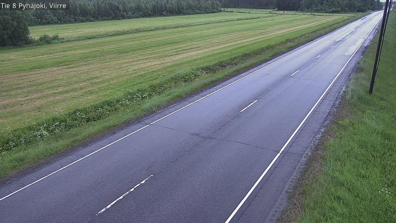 Kelikamerat Kuva Tie 8 Pyhäjoki, Viirre, Pyhäjoki, Pohjois-Pohjanmaa