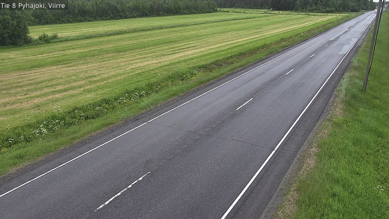 Kelikamerat Kuva Tie 8 Pyhäjoki, Viirre, Pyhäjoki, Pohjois-Pohjanmaa