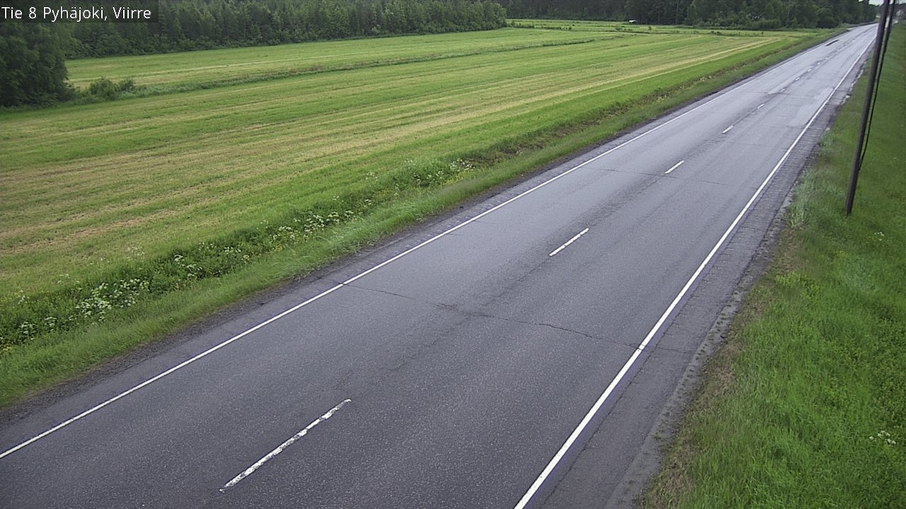 Kelikamerat Kuva Tie 8 Pyhäjoki, Viirre, Pyhäjoki, Pohjois-Pohjanmaa