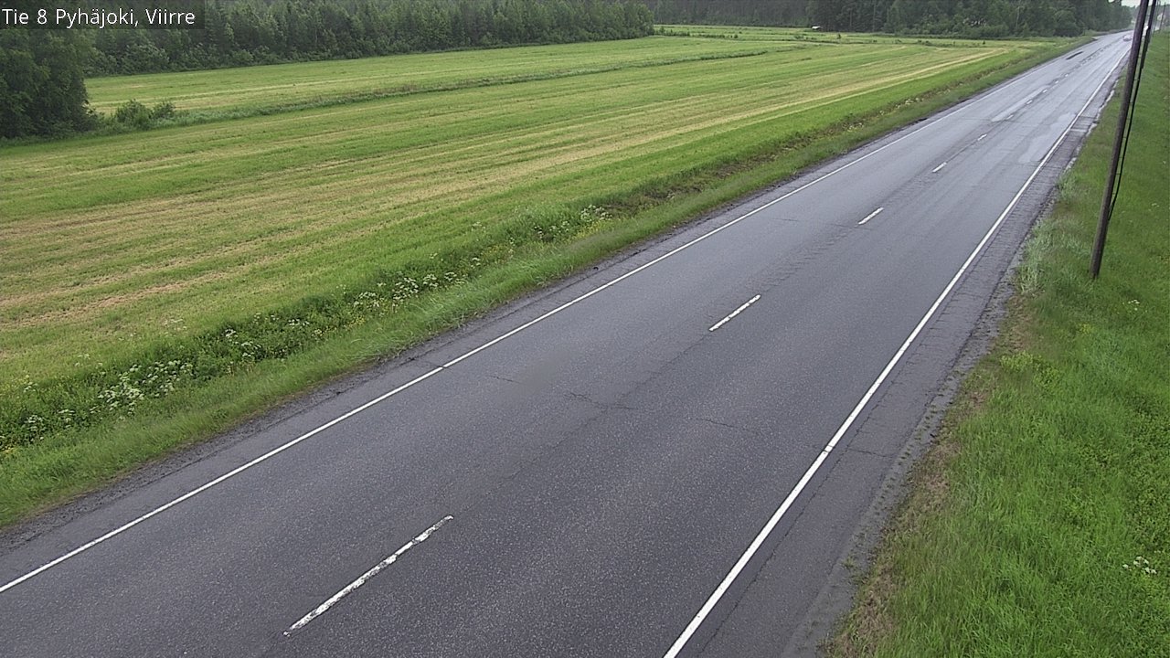 Kelikamerat Kuva Tie 8 Pyhäjoki, Viirre, Pyhäjoki, Pohjois-Pohjanmaa