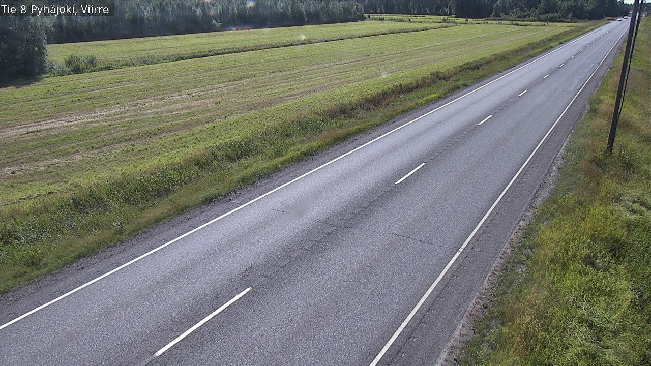 Kelikamerat Kuva Tie 8 Pyhäjoki, Viirre, Pyhäjoki, Pohjois-Pohjanmaa