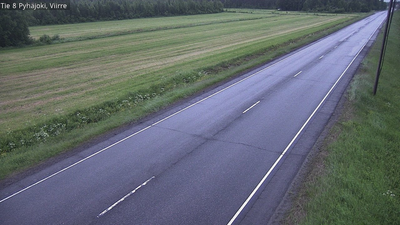 Kelikamerat Kuva Tie 8 Pyhäjoki, Viirre, Pyhäjoki, Pohjois-Pohjanmaa