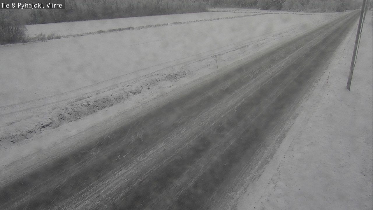 Kelikamerat Kuva Tie 8 Pyhäjoki, Viirre, Pyhäjoki, Pohjois-Pohjanmaa