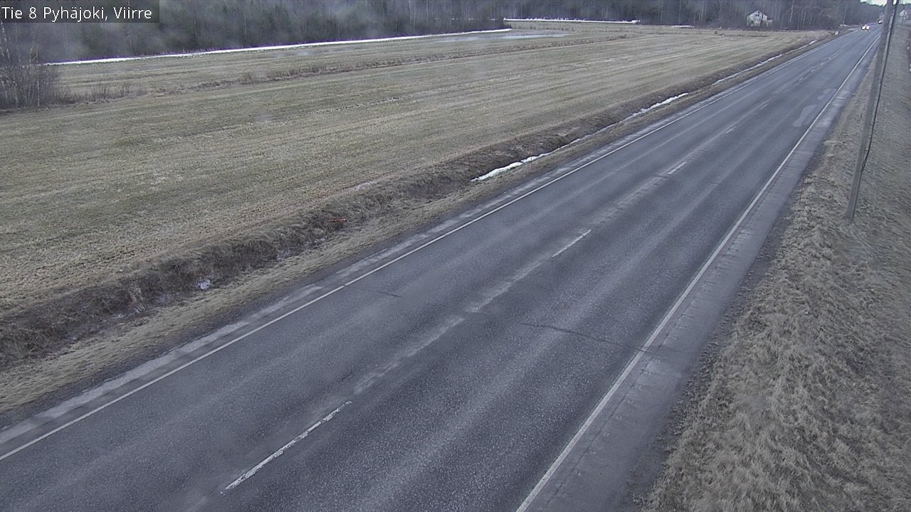 Kelikamerat Kuva Tie 8 Pyhäjoki, Viirre, Pyhäjoki, Pohjois-Pohjanmaa
