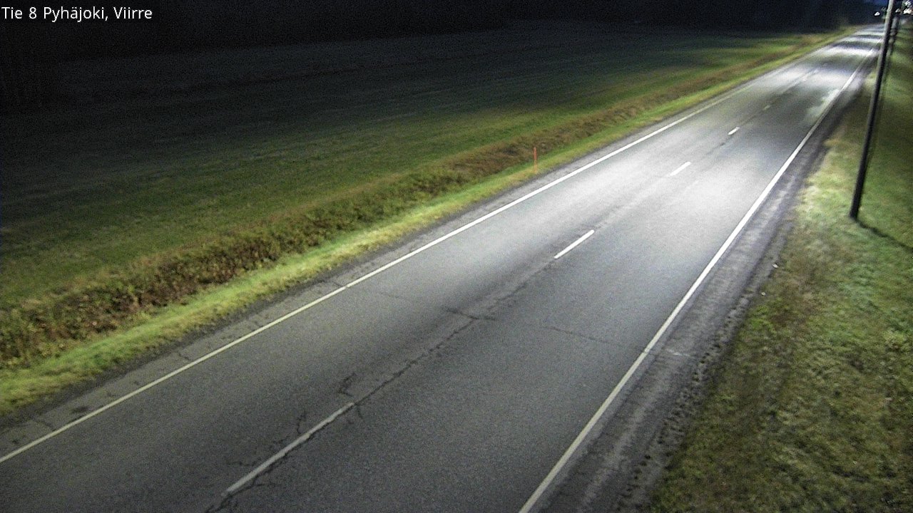 Kelikamerat Kuva Tie 8 Pyhäjoki, Viirre, Pyhäjoki, Pohjois-Pohjanmaa