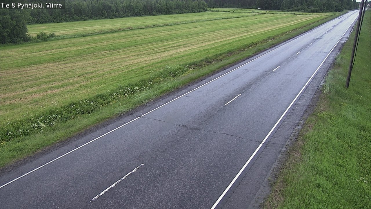 Kelikamerat Kuva Tie 8 Pyhäjoki, Viirre, Pyhäjoki, Pohjois-Pohjanmaa