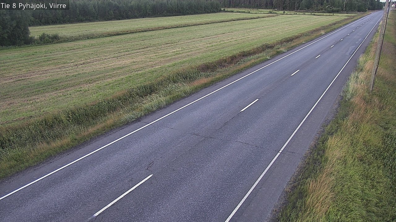 Kelikamerat Kuva Tie 8 Pyhäjoki, Viirre, Pyhäjoki, Pohjois-Pohjanmaa