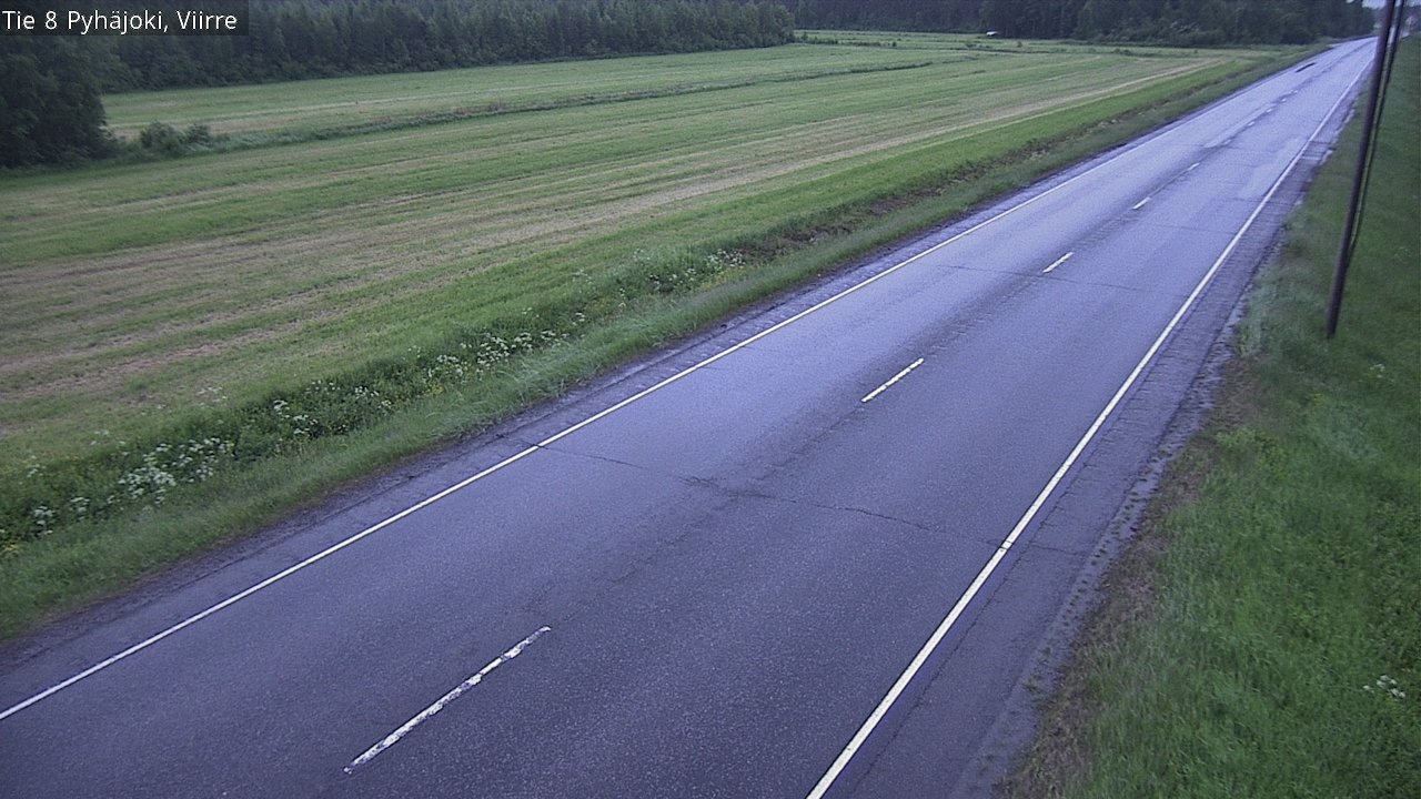 Kelikamerat Kuva Tie 8 Pyhäjoki, Viirre, Pyhäjoki, Pohjois-Pohjanmaa