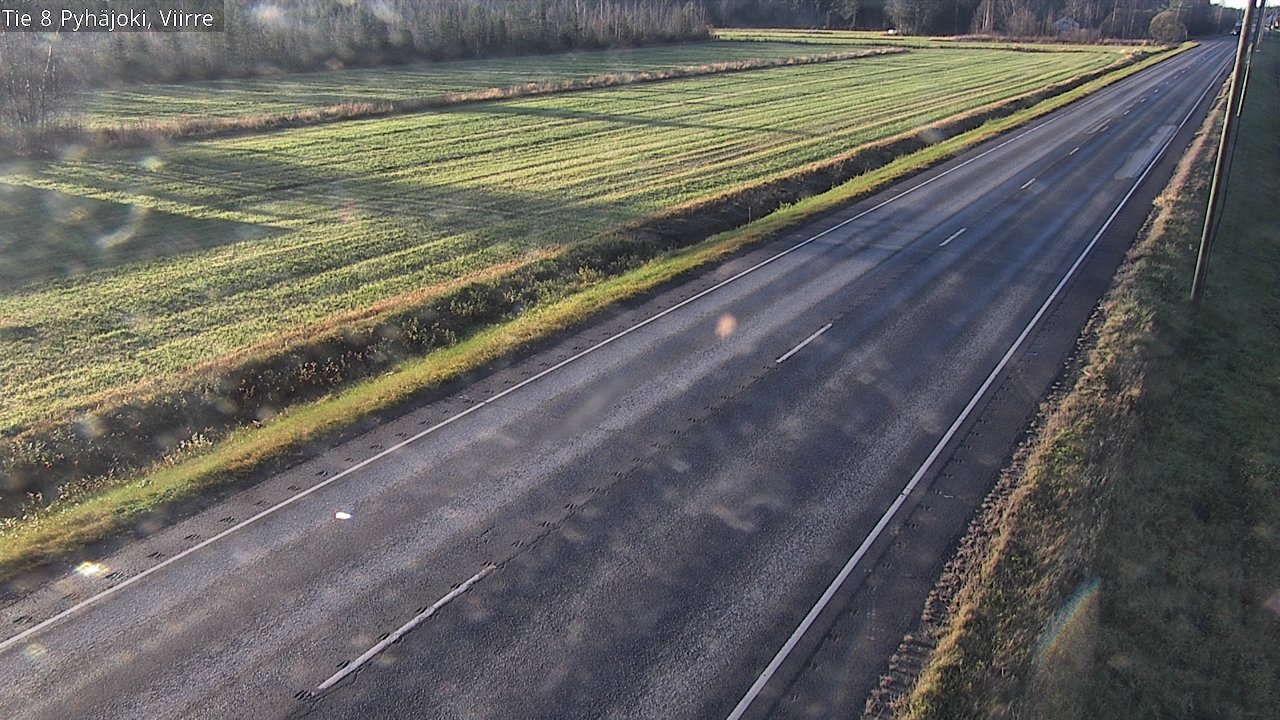 Kelikamerat Kuva Tie 8 Pyhäjoki, Viirre, Pyhäjoki, Pohjois-Pohjanmaa
