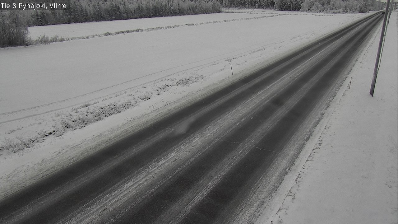 Kelikamerat Kuva Tie 8 Pyhäjoki, Viirre, Pyhäjoki, Pohjois-Pohjanmaa