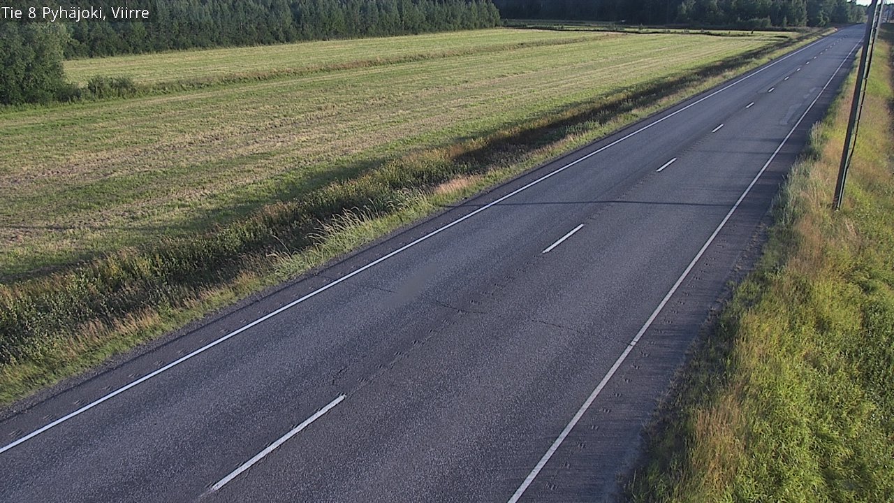 Kelikamerat Kuva Tie 8 Pyhäjoki, Viirre, Pyhäjoki, Pohjois-Pohjanmaa