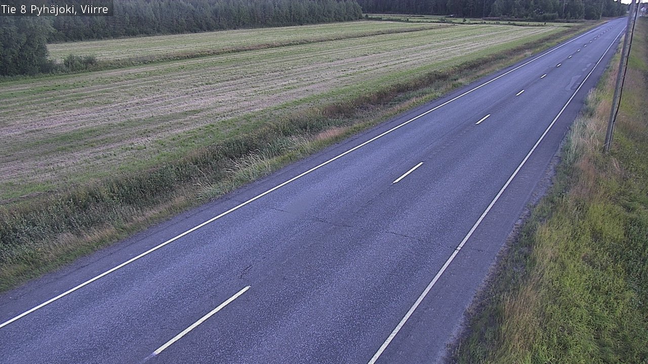 Kelikamerat Kuva Tie 8 Pyhäjoki, Viirre, Pyhäjoki, Pohjois-Pohjanmaa