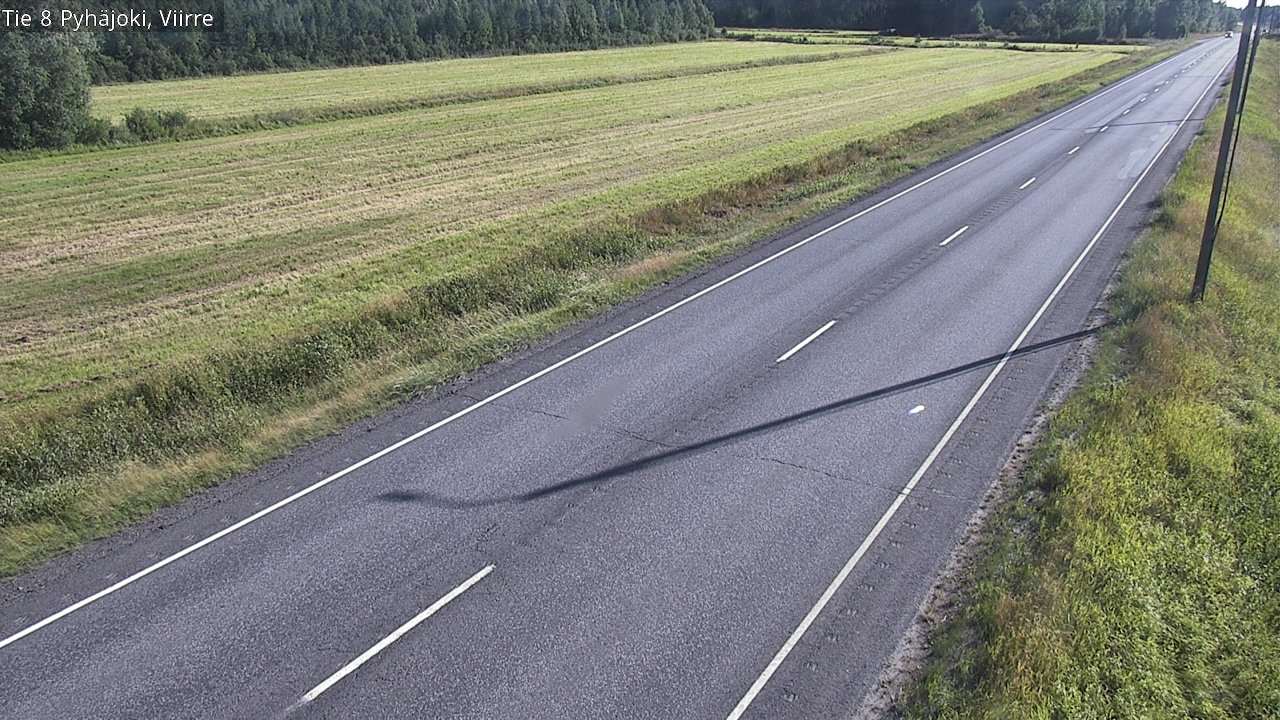 Kelikamerat Kuva Tie 8 Pyhäjoki, Viirre, Pyhäjoki, Pohjois-Pohjanmaa