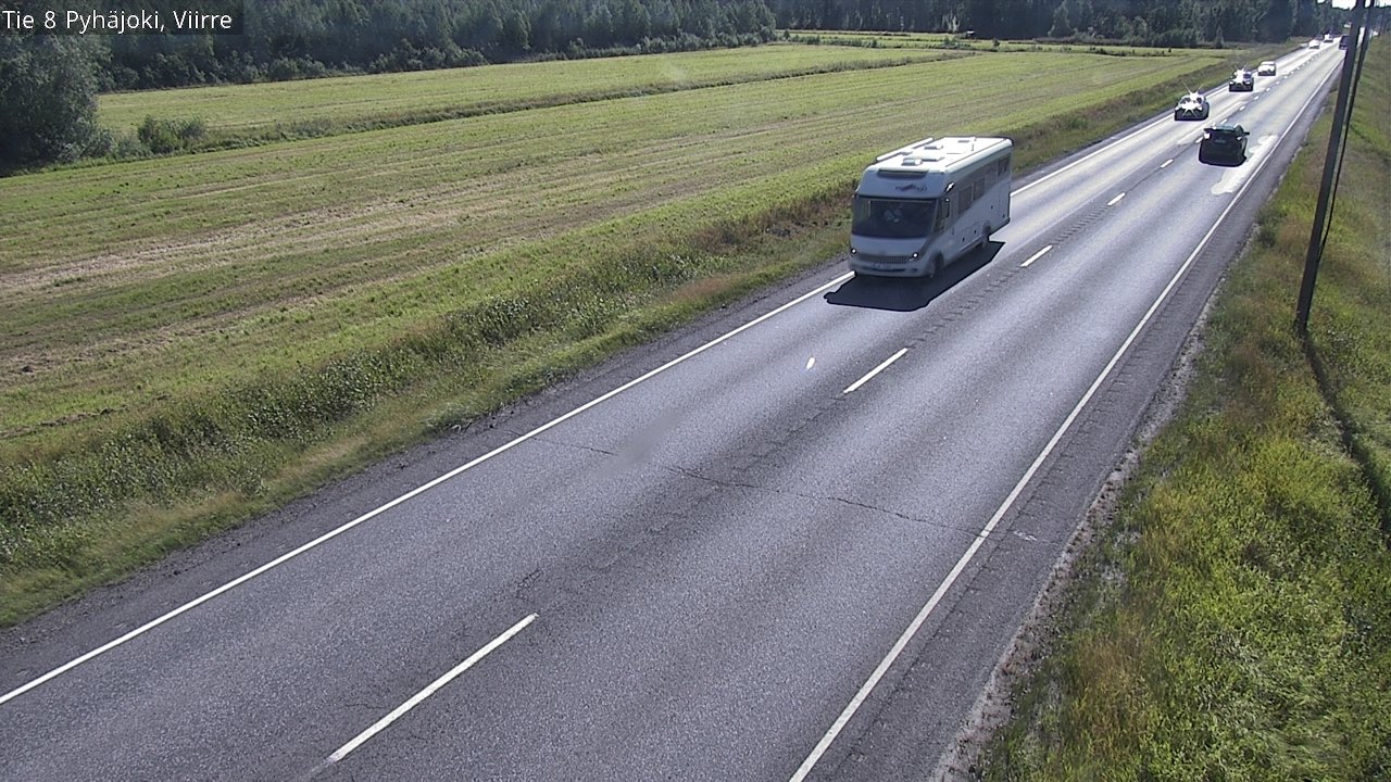 Kelikamerat Kuva Tie 8 Pyhäjoki, Viirre, Pyhäjoki, Pohjois-Pohjanmaa