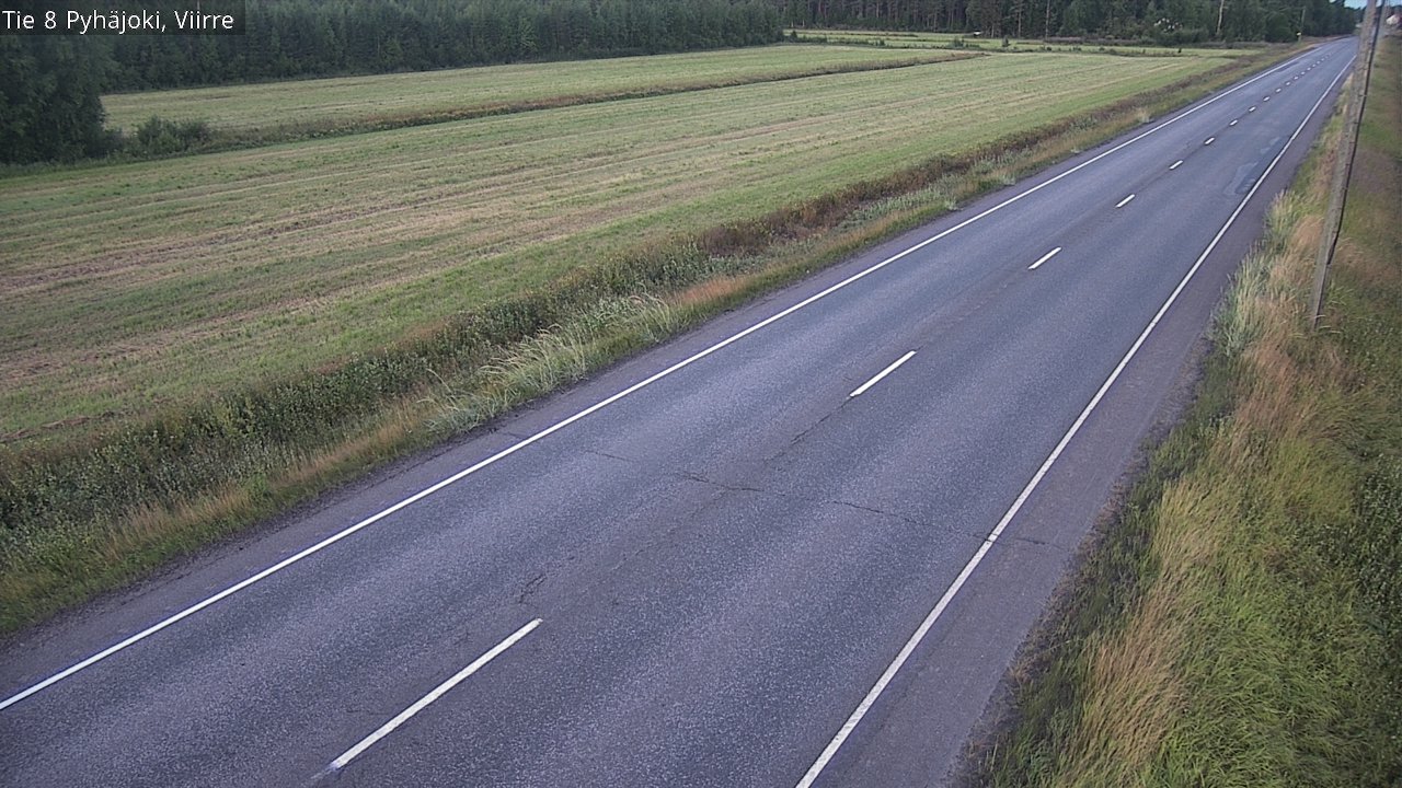 Kelikamerat Kuva Tie 8 Pyhäjoki, Viirre, Pyhäjoki, Pohjois-Pohjanmaa