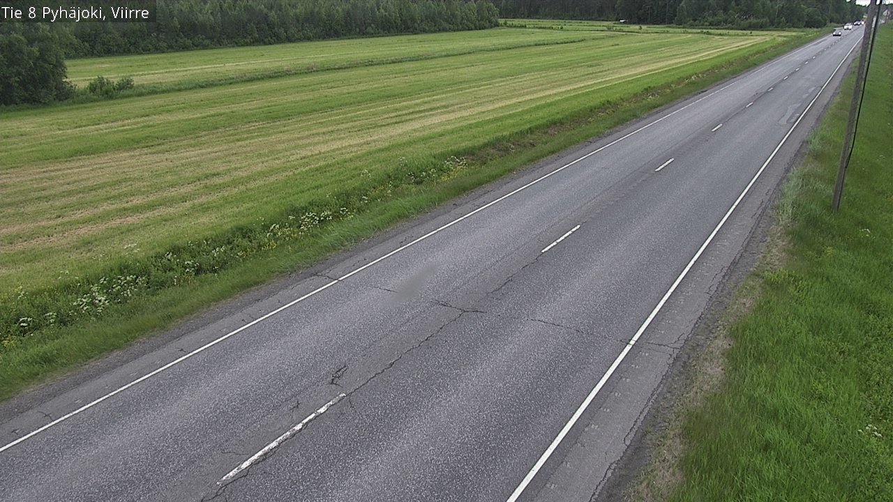 Kelikamerat Kuva Tie 8 Pyhäjoki, Viirre, Pyhäjoki, Pohjois-Pohjanmaa