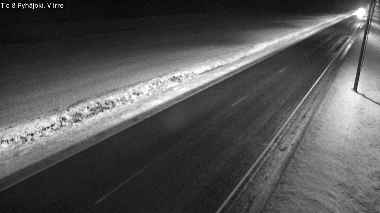 Weather Camera Image Väg 8 Pyhäjoki, Viirre, Pyhäjoki, Pohjois-Pohjanmaa