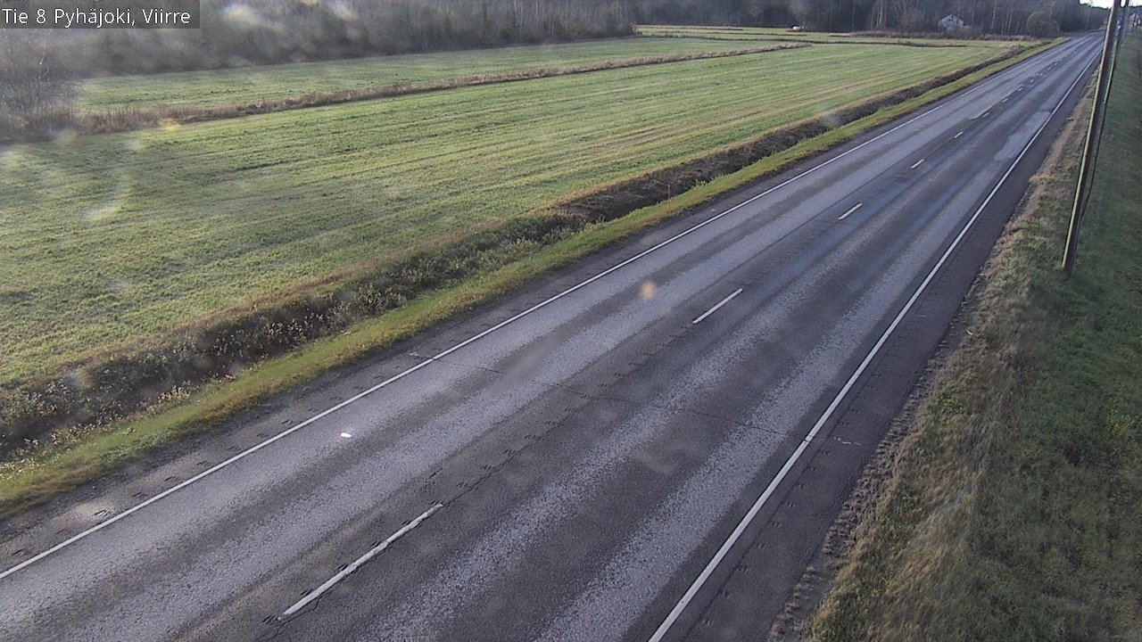 Kelikamerat Kuva Tie 8 Pyhäjoki, Viirre, Pyhäjoki, Pohjois-Pohjanmaa