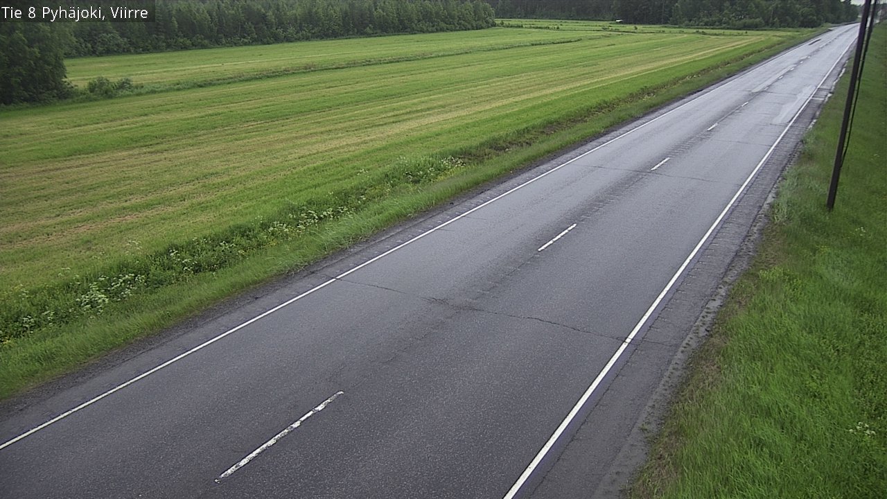 Kelikamerat Kuva Tie 8 Pyhäjoki, Viirre, Pyhäjoki, Pohjois-Pohjanmaa