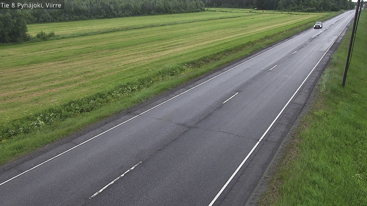 Kelikamerat Kuva Tie 8 Pyhäjoki, Viirre, Pyhäjoki, Pohjois-Pohjanmaa