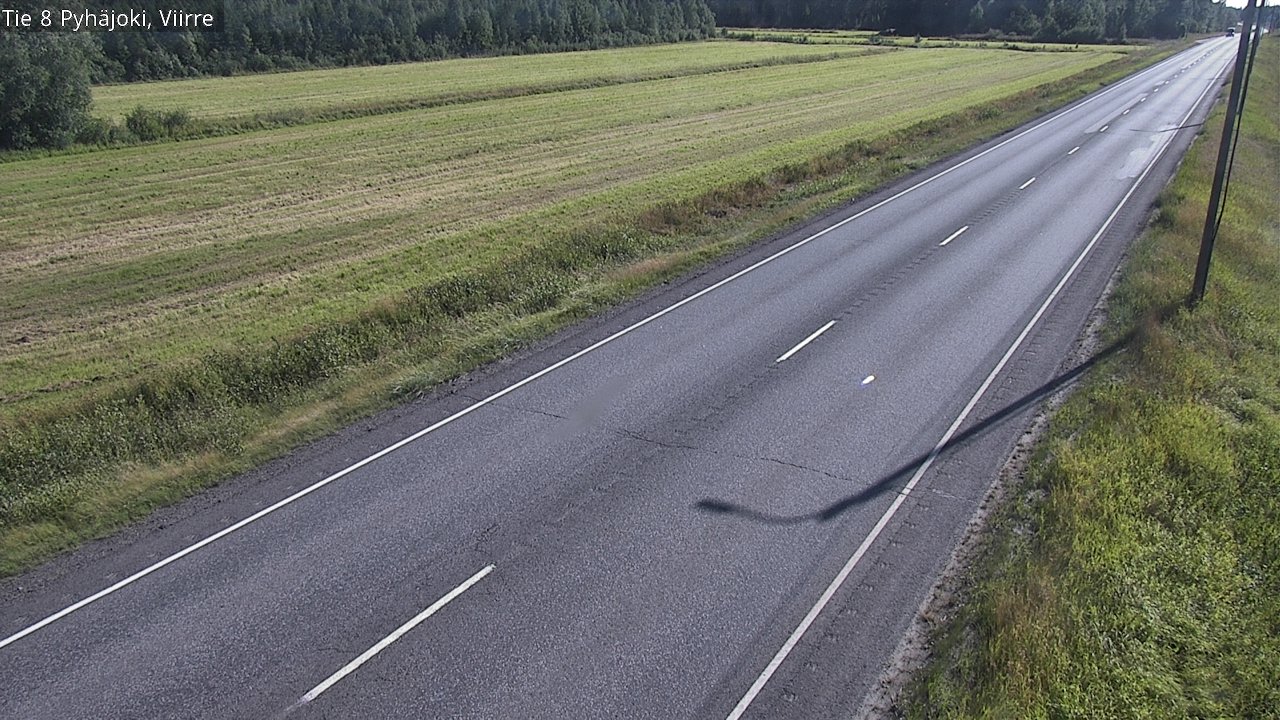 Kelikamerat Kuva Tie 8 Pyhäjoki, Viirre, Pyhäjoki, Pohjois-Pohjanmaa