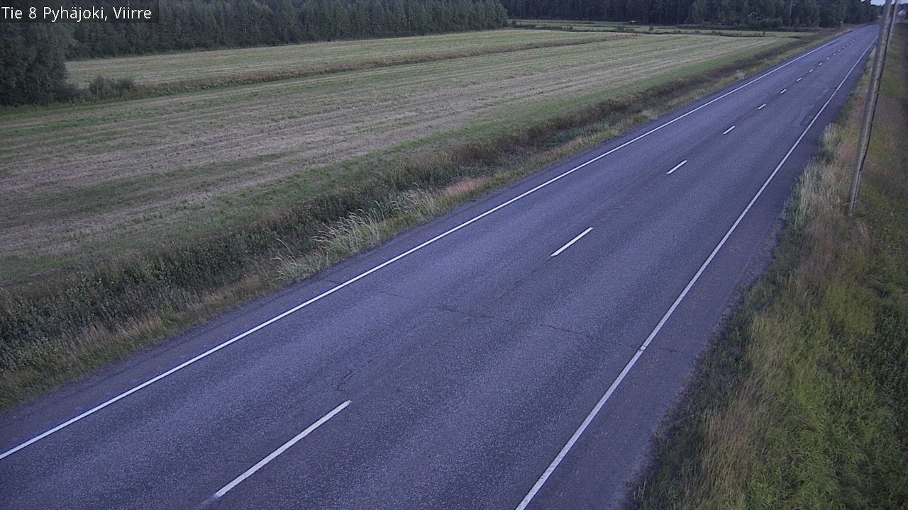 Kelikamerat Kuva Tie 8 Pyhäjoki, Viirre, Pyhäjoki, Pohjois-Pohjanmaa
