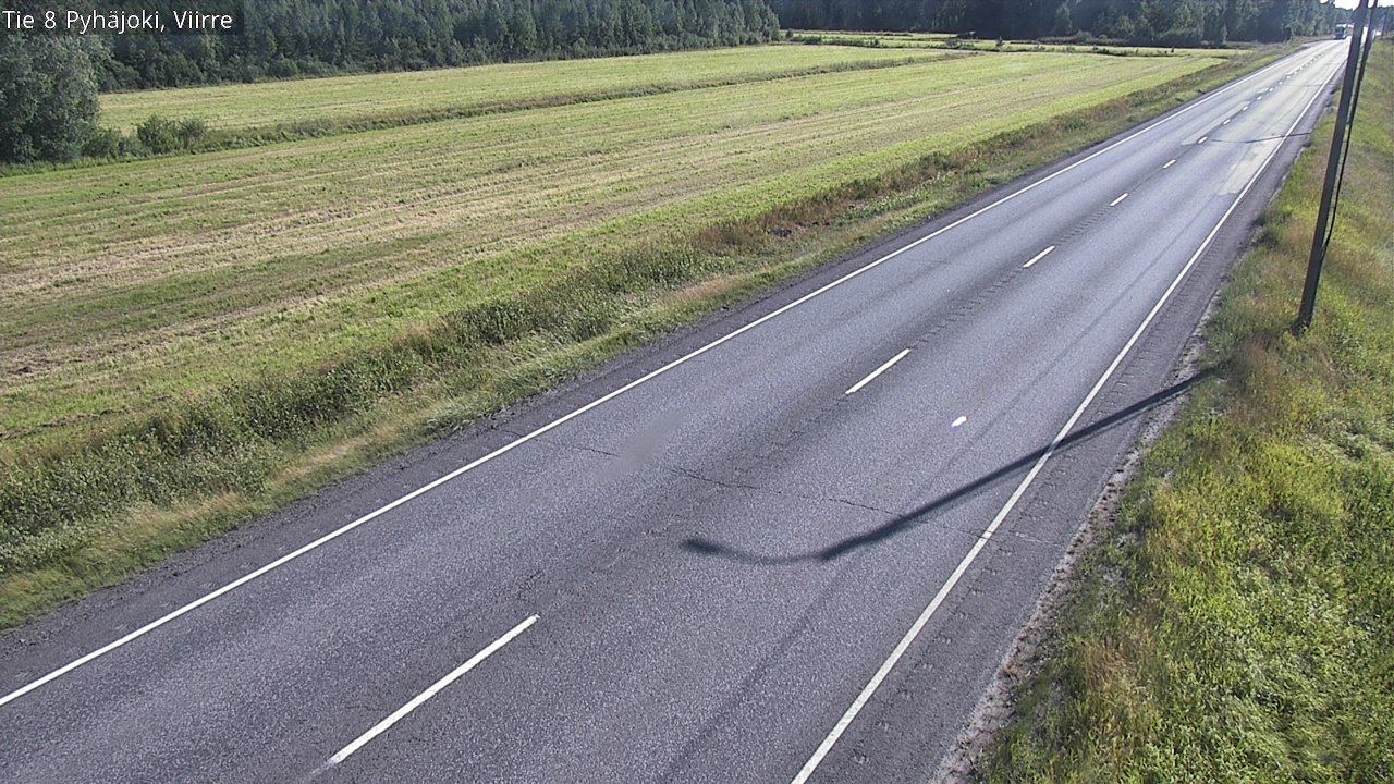 Kelikamerat Kuva Tie 8 Pyhäjoki, Viirre, Pyhäjoki, Pohjois-Pohjanmaa