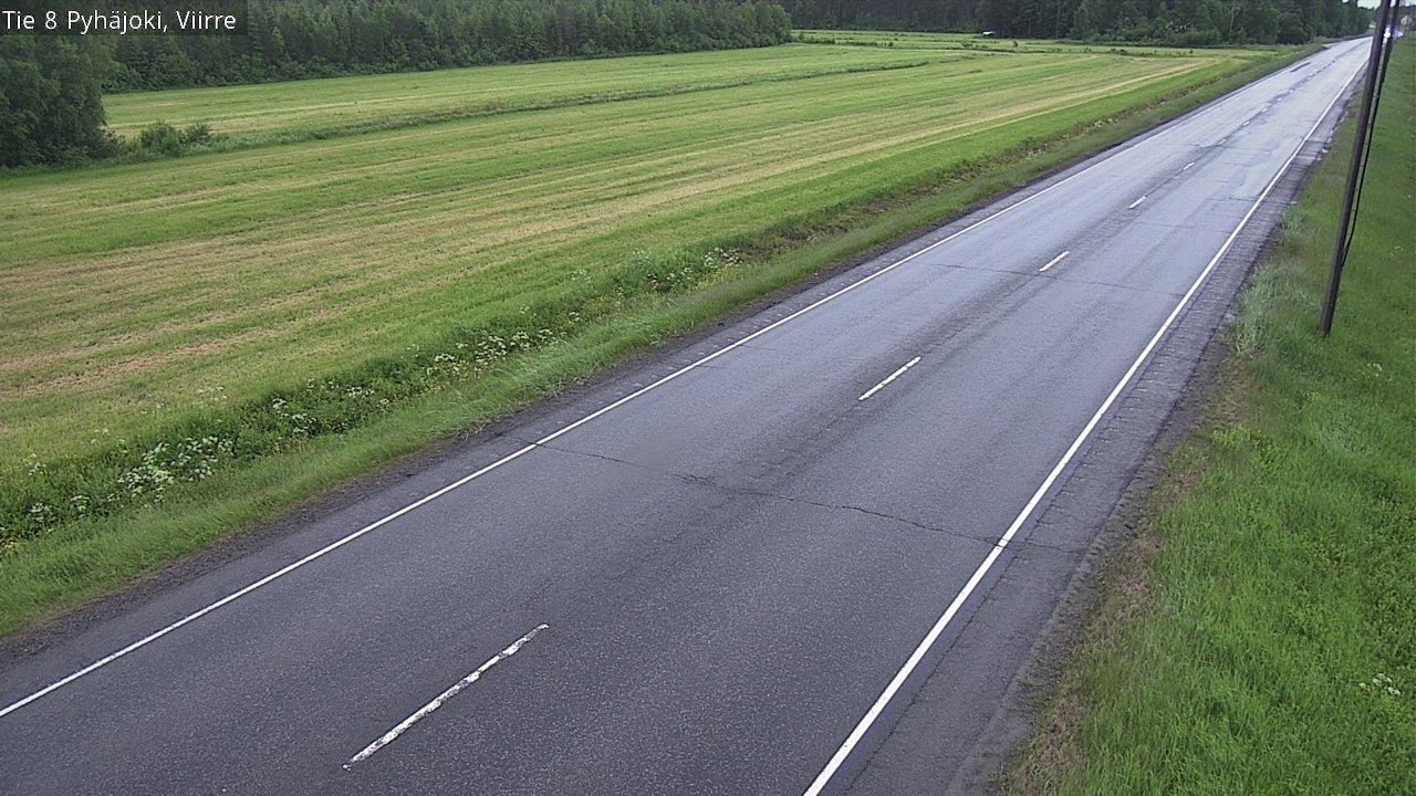 Kelikamerat Kuva Tie 8 Pyhäjoki, Viirre, Pyhäjoki, Pohjois-Pohjanmaa