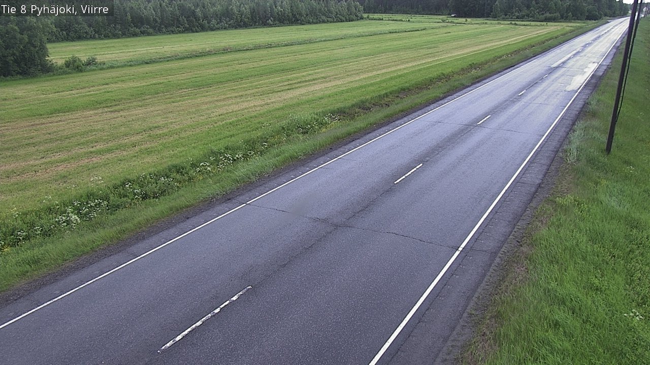 Kelikamerat Kuva Tie 8 Pyhäjoki, Viirre, Pyhäjoki, Pohjois-Pohjanmaa