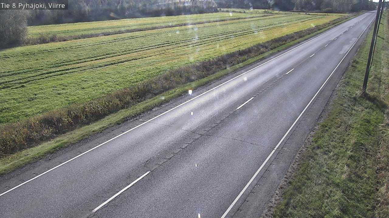 Kelikamerat Kuva Tie 8 Pyhäjoki, Viirre, Pyhäjoki, Pohjois-Pohjanmaa