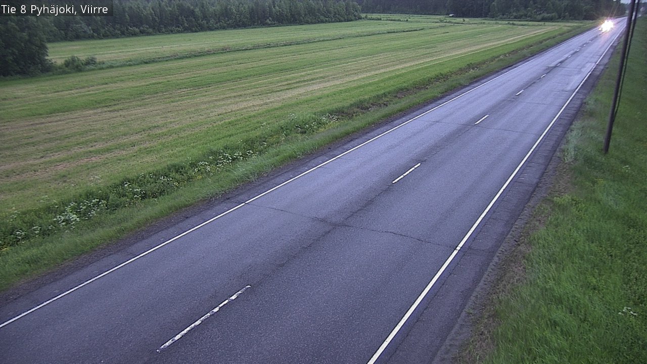 Kelikamerat Kuva Tie 8 Pyhäjoki, Viirre, Pyhäjoki, Pohjois-Pohjanmaa