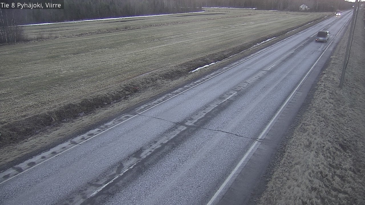 Kelikamerat Kuva Tie 8 Pyhäjoki, Viirre, Pyhäjoki, Pohjois-Pohjanmaa