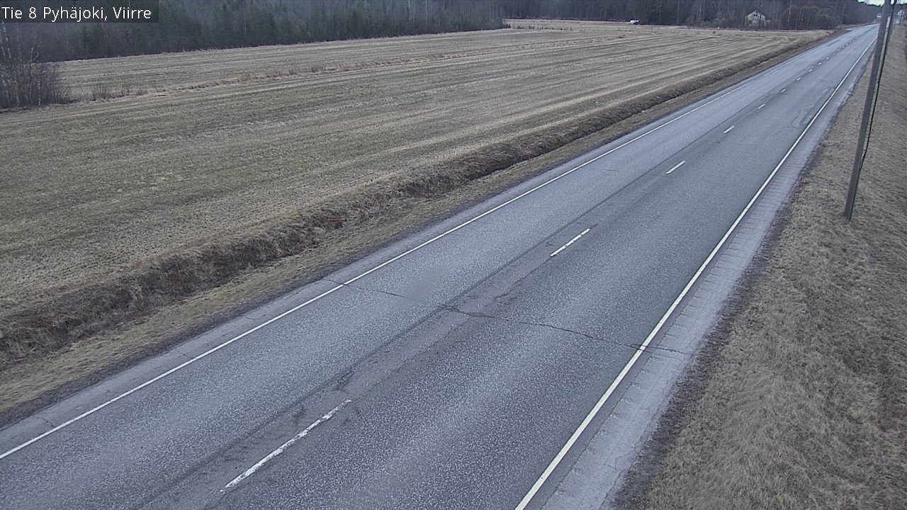Kelikamerat Kuva Tie 8 Pyhäjoki, Viirre, Pyhäjoki, Pohjois-Pohjanmaa