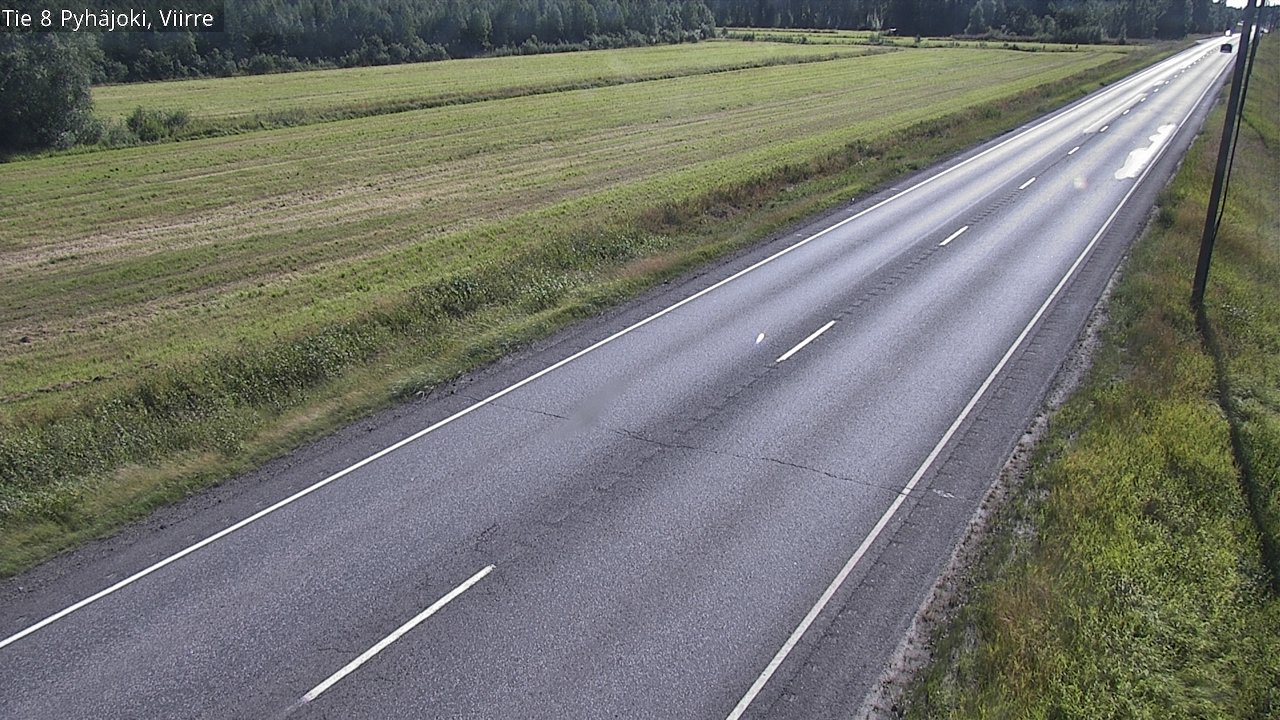 Kelikamerat Kuva Tie 8 Pyhäjoki, Viirre, Pyhäjoki, Pohjois-Pohjanmaa