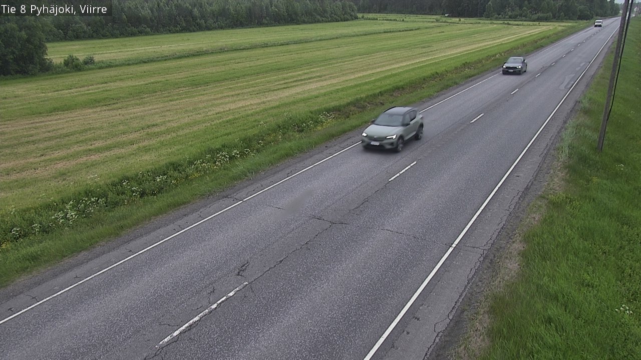 Kelikamerat Kuva Tie 8 Pyhäjoki, Viirre, Pyhäjoki, Pohjois-Pohjanmaa