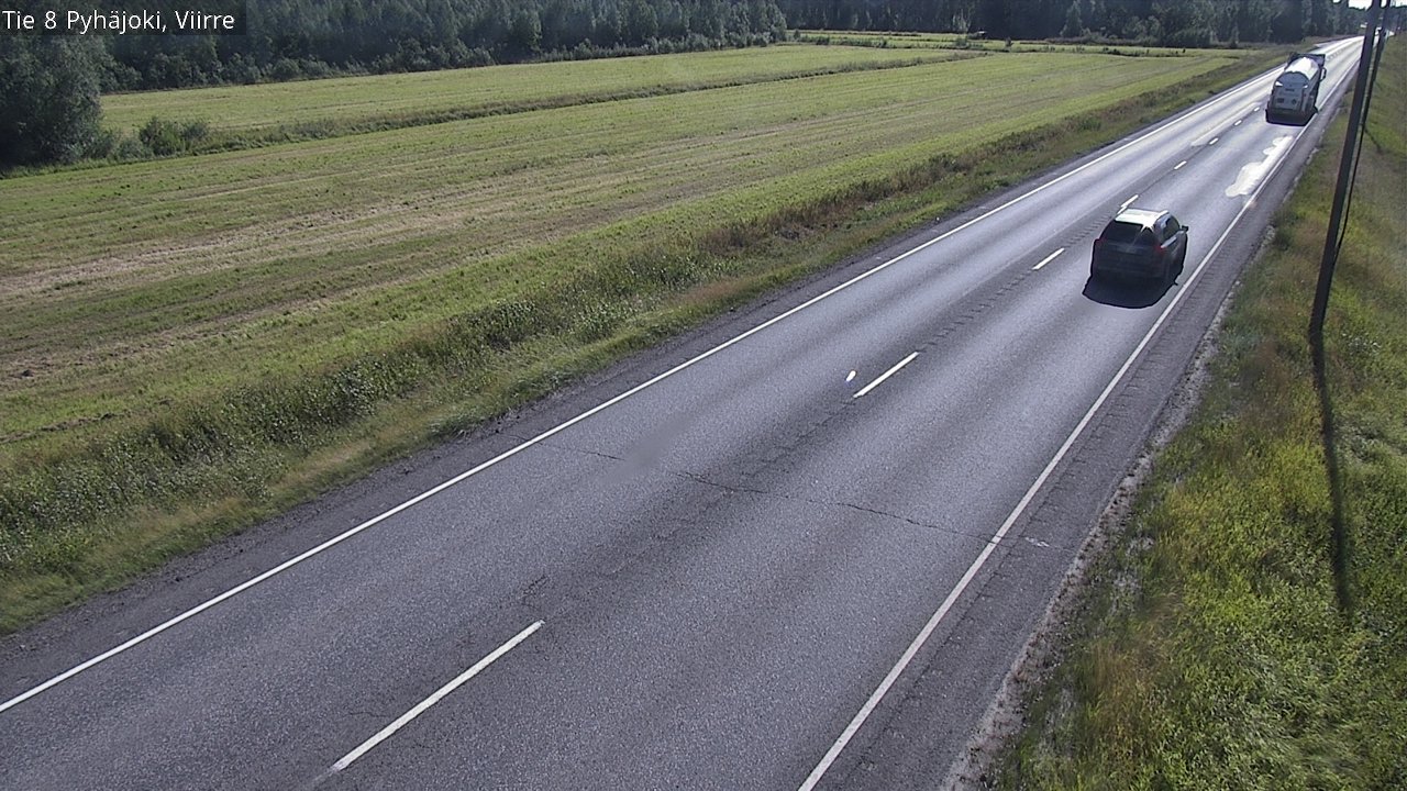 Kelikamerat Kuva Tie 8 Pyhäjoki, Viirre, Pyhäjoki, Pohjois-Pohjanmaa