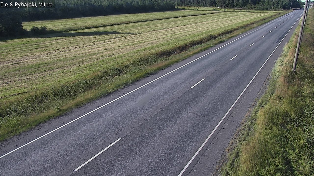 Kelikamerat Kuva Tie 8 Pyhäjoki, Viirre, Pyhäjoki, Pohjois-Pohjanmaa