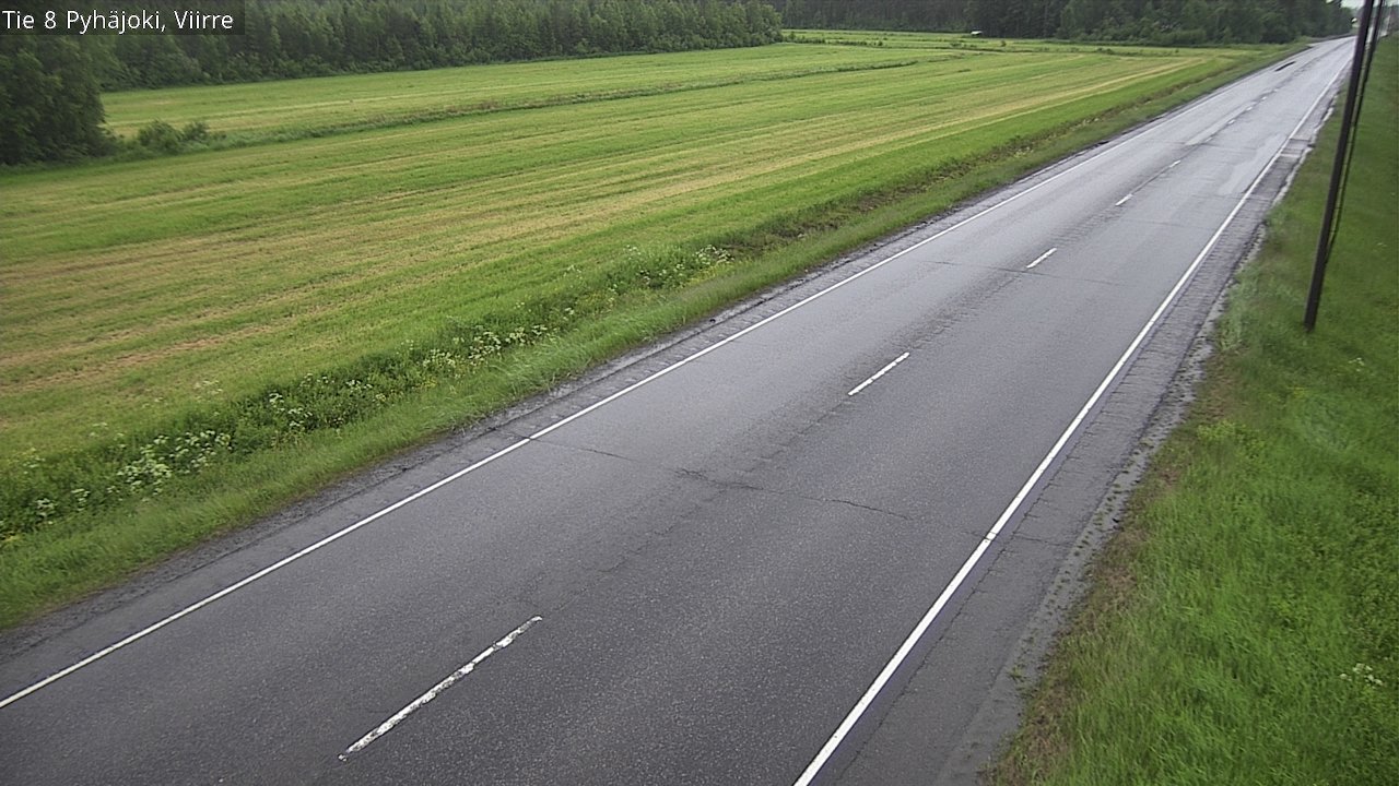 Kelikamerat Kuva Tie 8 Pyhäjoki, Viirre, Pyhäjoki, Pohjois-Pohjanmaa