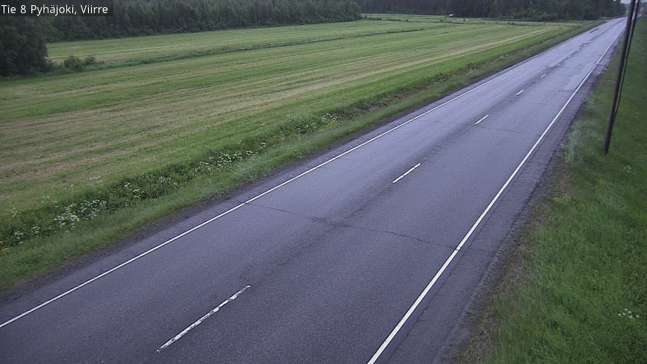 Kelikamerat Kuva Tie 8 Pyhäjoki, Viirre, Pyhäjoki, Pohjois-Pohjanmaa