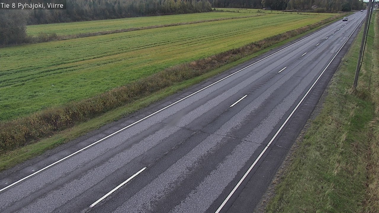 Kelikamerat Kuva Tie 8 Pyhäjoki, Viirre, Pyhäjoki, Pohjois-Pohjanmaa
