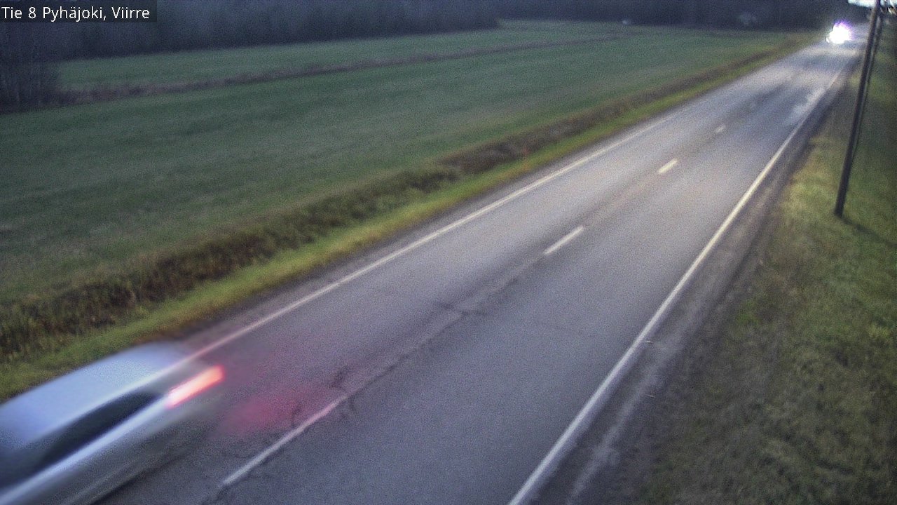 Kelikamerat Kuva Tie 8 Pyhäjoki, Viirre, Pyhäjoki, Pohjois-Pohjanmaa