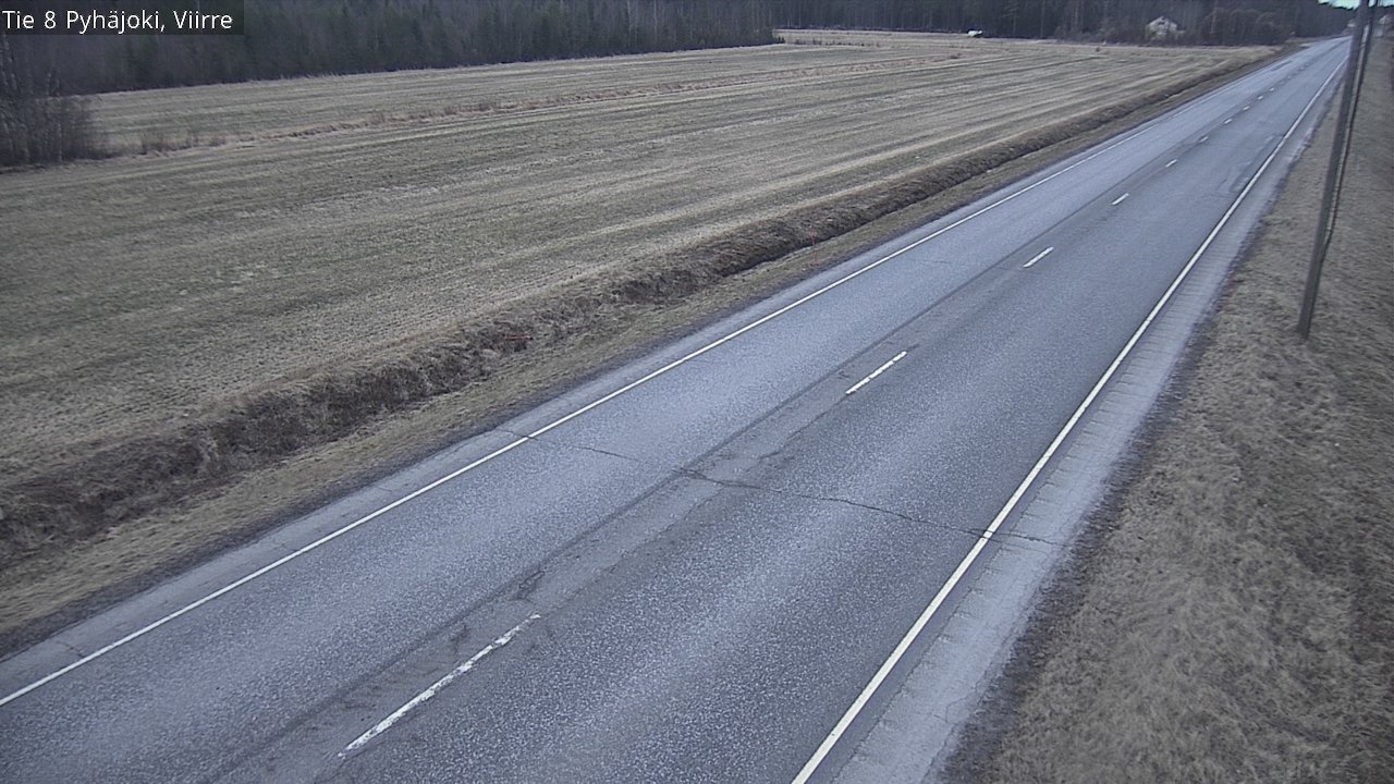 Kelikamerat Kuva Tie 8 Pyhäjoki, Viirre, Pyhäjoki, Pohjois-Pohjanmaa